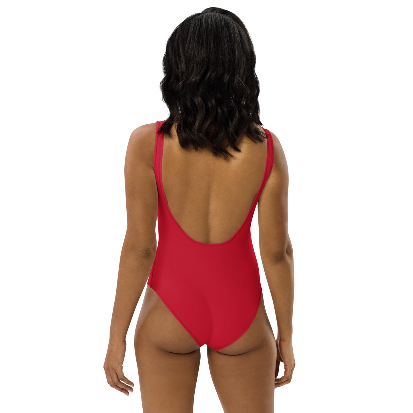 Tevellion Red One-Piece Swimsuit