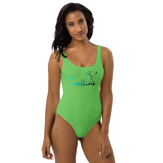 Tevellion Green One-Piece Swimsuit