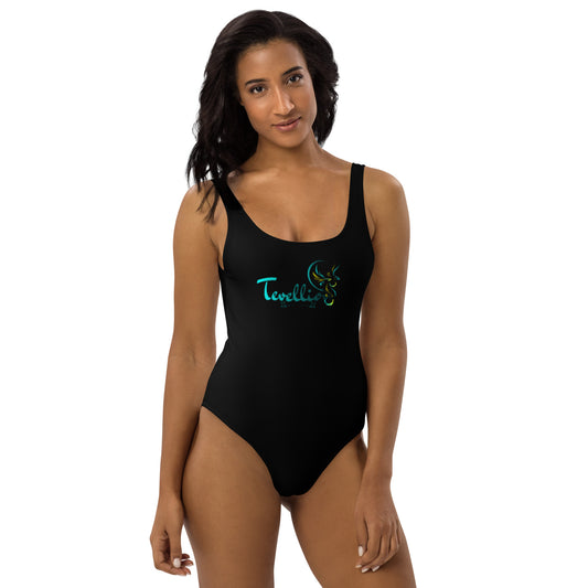 Tevellion Black One-Piece Swimsuit