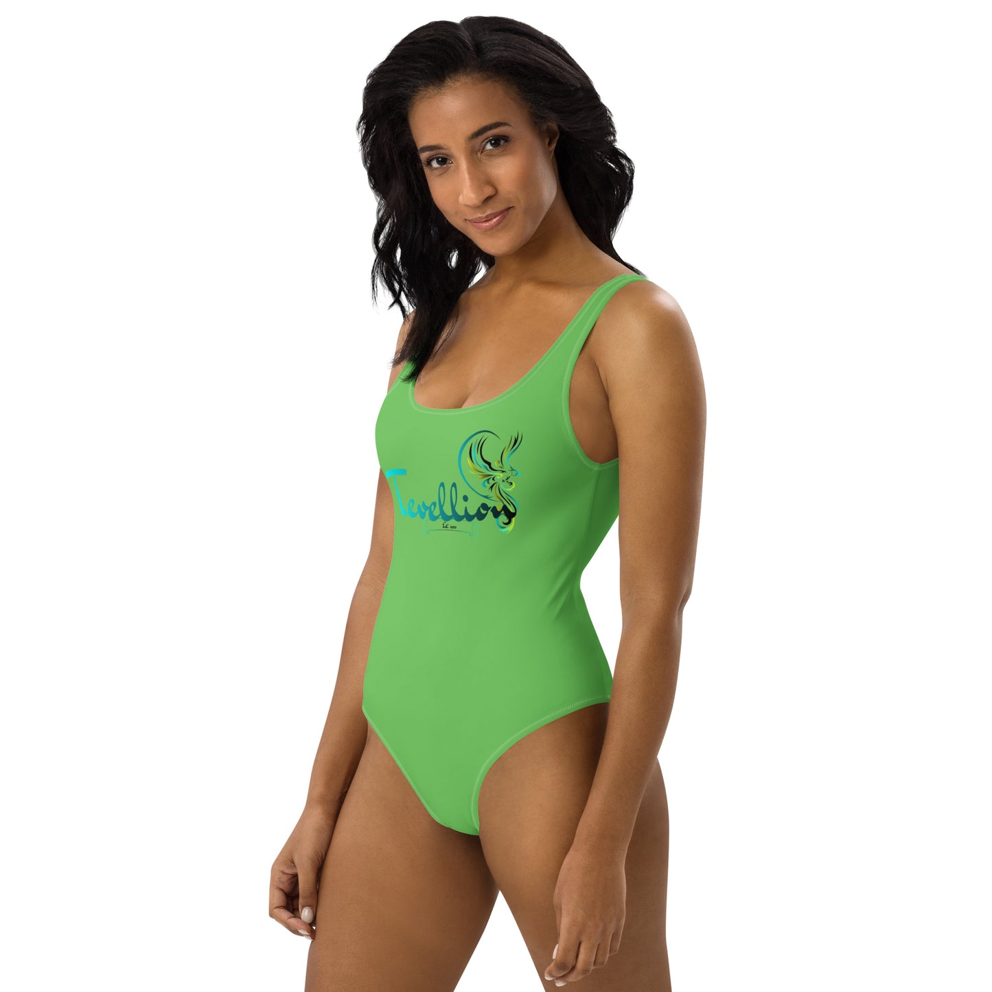 Tevellion Green One-Piece Swimsuit