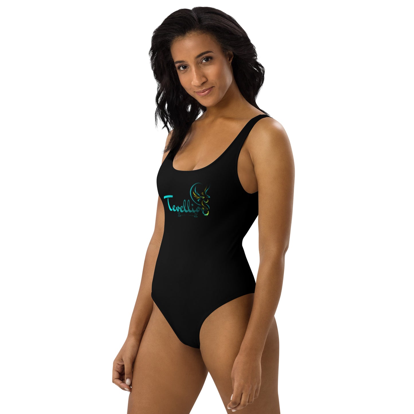 Tevellion Black One-Piece Swimsuit