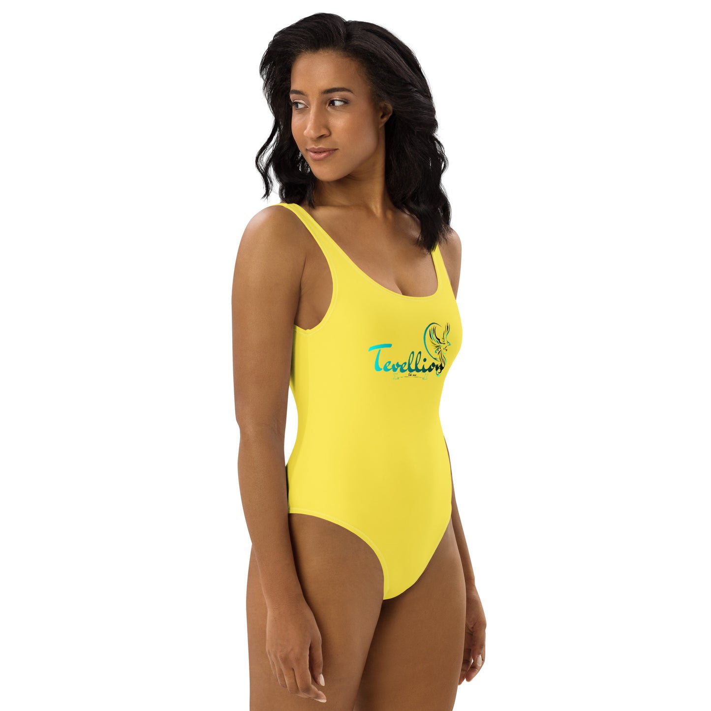 Tevellion Yellow One-Piece Swimsuit